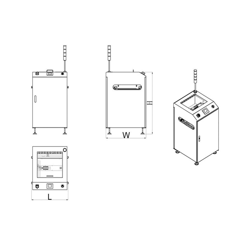 Automatic PCB suction loader