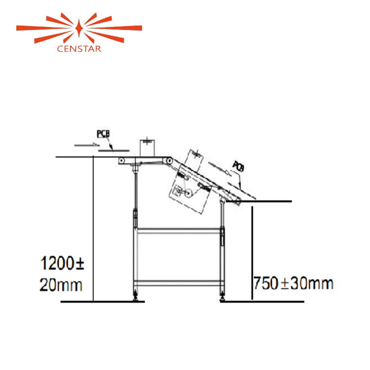 Wave solder  outfeed