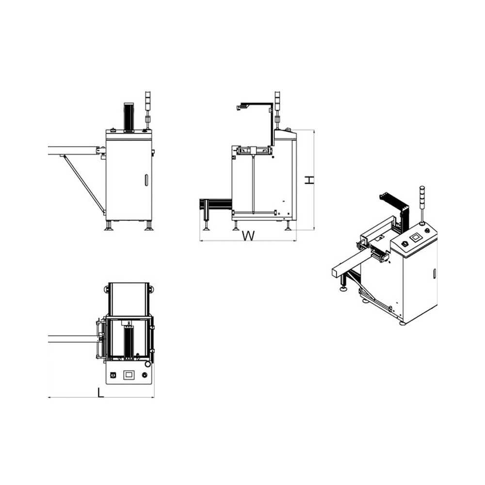 L shape PCB loader